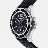Breitling Superocean II 44mm Black Dial Black Rubber Strap Watch for Men - A17367D71B1S2 Authentic Buy Shop Now
