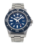 Breitling Superocean 44mm Special Blue Dial Silver Steel Strap Watch for Men - Y17393161C1A1 Authentic Buy Shop Now