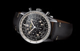 Breitling Navitimer Ref. 806 1959 Re-Edition Black Dial Brown Leather Strap Watch for Men - AB0910371B1X1 Authentic Buy Shop Now