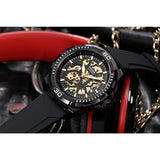 Fossil Bronson Automatic Skeleton Black Dial Black Steel Strap Watch for Men - ME3217 Authentic Buy Shop Now