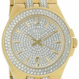 Bulova Crystal Collection Silver Dial Two Tone Steel Strap Watch for Men - 98K102 Authentic Buy Shop Now