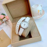 Burberry Utilitarian White Dial White Leather Strap Watch for Women - BU7846 Authentic Buy Shop Now