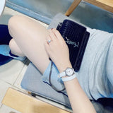 Burberry Utilitarian White Dial White Leather Strap Watch for Women - BU7846 Authentic Buy Shop Now