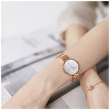Calvin Klein Wavy White Dial Rose Gold Steel Strap Watch for Women - K9U23646 Authentic Buy Shop Now