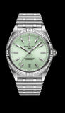 Breitling Chronomat Automatic 36 Diamonds Green Dial Two Tone Steel Strap Watch for Women - A10380591L1A1 Authentic Buy Shop Now