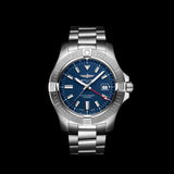 Breitling Avenger Automatic GMT 45 Blue Dial Silver Steel Strap Watch for Men - A32395101C1A1 Authentic Buy Shop Now
