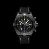Breitling Avenger Chronograph 45mm Night Mission Black Dial Black Nylon Strap Watch for Men - V13317101B1X1 Authentic Buy Shop Now