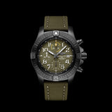 Breitling Avenger Chronograph 45mm Green Dial Green Nylon Strap Watch for Men - V13317101L1X1 Authentic Buy Shop Now
