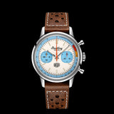Breitling Top Time Deus Limited Edition White Dial Brown Leather Strap Watch for Men - A233112A1A1X1 Authentic Buy Shop Now