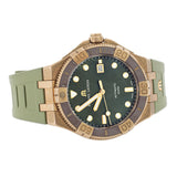 Maurice Lacroix Aikon Venturer Bronze Dial Green Rubber Strap Watch For Men - AI6058-BRZ01-630-1 Authentic Buy Shop Now