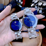 Movado Bold Blue Dial Silver Steel Strap Watch for Women - 3600396 Authentic Buy Shop Now