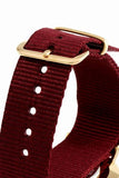Daniel Wellington Classic Roselyn White Dial Red NATO Strap Watch For Women - DW00100271 Authentic Buy Shop Now