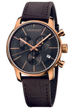 Calvin Klein City Chronograph Grey Dial Brown Leather Strap Watch for Men - K2G276G3 Authentic Buy Shop Now