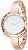 Calvin Klein Impetuos Silver Dial Rose Gold Steel Strap Watch for Women - K4F2N616 Authentic Buy Shop Now