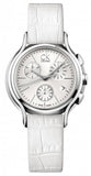 Calvin Klein Skirt White Dial White Leather Strap Watch for Women - K2U291L6 Authentic Buy Shop Now