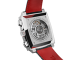 Tag Heuer Monaco Calibre 12 Final Edition Chronograph Grey Dial Black Leather Strap Watch for Men - CAW211J.FC6476 Authentic Buy Shop Now