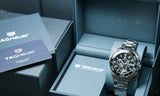 Tag Heuer Aquaracer Quartz Chronograph Black Dial Silver Steel Strap Watch for Men - CAY111A.BA0927 Authentic Buy Shop Now