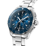 Tag Heuer Aquaracer Blue Dial SIlver Steel Strap Watch for Men - CAY111B.BA0927 Authentic Buy Shop Now