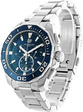 Tag Heuer Aquaracer Blue Dial SIlver Steel Strap Watch for Men - CAY111B.BA0927 Authentic Buy Shop Now