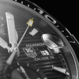 Tag Heuer Aquaracer Automatic Chronograph Black Dial Black Nylon Strap Watch for Men - CAY211A.FC6361 Authentic Buy Shop Now