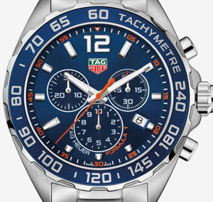 Tag Heuer Formula 1 Chronograph Blue Dial Silver Steel Strap Watch for Men - CAZ1014.BA0842 Authentic Buy Shop Now