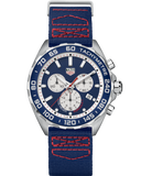 Tag Heuer Formula 1 Redbull Edition Chronograph Blue Dial Blue NATO Strap Watch for Men - CAZ1018.FC8213 Authentic Buy Shop Now