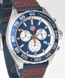 Tag Heuer Formula 1 Redbull Edition Chronograph Blue Dial Blue NATO Strap Watch for Men - CAZ1018.FC8213 Authentic Buy Shop Now