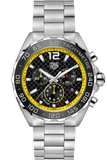 Tag Heuer Formula 1 Chronograph Black Dial Silver Steel Strap Watch for Men- CAZ101AC.BA0842 Authentic Buy Shop Now