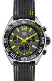 Tag Heuer Formula 1 Chronograph Grey Dial Black Nylon Strap Watch for Men - CAZ101AG.FC8304 Authentic Buy Shop Now