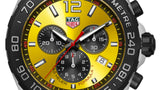 Tag Heuer Formula 1 Chronograph Yellow Dial Yellow Rubber Strap Watch for Men - CAZ101AM.FT8054 Authentic Buy Shop Now