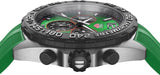 Tag Heuer Formula 1 Chronograph Green Dial Green Rubber Strap Watch for Men - CAZ101AP.FT8056 Authentic Buy Shop Now