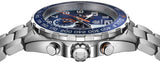 Tag Heuer Formula 1 Gulf Edition Chronograph Blue Dial Silver Steel Strap Watch for Men - CAZ101AT.BA0842 Authentic Buy Shop Now