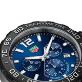 Tag Heuer Formula 1 Chronograph Blue Dial Blue Rubber Strap Watch for Men - CAZ101AV.FT8077 Authentic Buy Shop Now