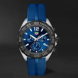 Tag Heuer Formula 1 Chronograph Blue Dial Blue Rubber Strap Watch for Men - CAZ101AV.FT8077 Authentic Buy Shop Now