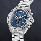 Tag Heuer Formula 1 Chronograph Blue Dial Silver Steel Strap Watch for Men - CAZ101K.BA0842 Authentic Buy Shop Now