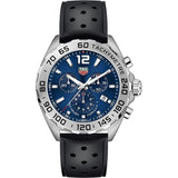 Tag Heuer Formula 1 Chronograph Blue Dial Black Rubber Strap Watch for Men - CAZ101K.FT8024 Authentic Buy Shop Now