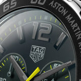Tag Heuer Formula 1 Aston Martin Black Dial Black Leather Strap Watch for Men - CAZ101P.FC8245 Authentic Buy Shop Now
