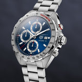 Tag Heuer Formula 1 Automatic Chronograph Blue Dial Silver Strap Watch for Men - CAZ2015.BA0876 Authentic Buy Shop Now