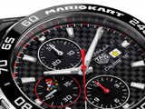 Tag Heuer Formula 1 Mario Kart Chronograph Black Dial Black Leather Strap Watch for Men - CAZ201E.FC6517 Authentic Buy Shop Now