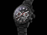 Tag Heuer Carrera Automatic Chronograph Black Dial Black Steel Strap Watch for Men - CBG2090.BH0661 Authentic Buy Shop Now