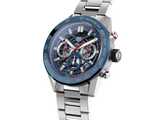 Tag Heuer Carrera Chronograph Blue Dial Silver Steel Strap Watch for Men - CBG2A11.BA0654 Authentic Buy Shop Now