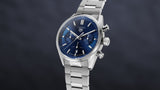 Tag Heuer Carrera Chronograph Blue Dial Silver Steel Strap Watch for Men - CBN2011.BA0642 Authentic Buy Shop Now