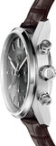Tag Heuer Carrera Chronograph Grey Dial Brown Leather Strap Watch for Men - CBN2012.FC6483 Authentic Buy Shop Now