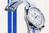 Tag Heuer Carrera Porsche RS 2.7 Automatic Chronograph White Dial White Nylon Strap Watch for Men - CBN2016.EB0275 Authentic Buy Shop Now