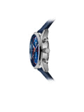 Tag Heuer Carrera Chronograph Blue Dial Blue Leather Strap Watch for Men - CBN201D.FC6543 Authentic Buy Shop Now