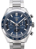 Tag Heuer Carrera Chronograph Blue Dial Silver Steel Strap Watch for Men - CBN2A1A.BA0643 Authentic Buy Shop Now
