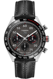 Tag Heuer Carrera Porsche Chronograph Special Edition Black Dial Black Leather Strap Watch for Men - CBN2A1F.FC6492 Authentic Buy Shop Now
