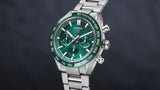 Tag Heuer Carrera Chronograph 44mm Green Dial Silver Steel Strap Watch for Men - CBN2A1N.BA0643 Authentic Buy Shop Now