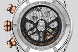 Tag Heuer Carrera Chronograph Black Dial Black Leather Strap Watch for Men - CBN2A5A.FC6481 Authentic Buy Shop Now