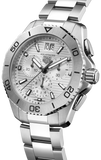 Tag Heuer Aquaracer Professional 200 Date White Dial Silver Steel Strap Watch for Men - CBP1111.BA0627 Authentic Buy Shop Now